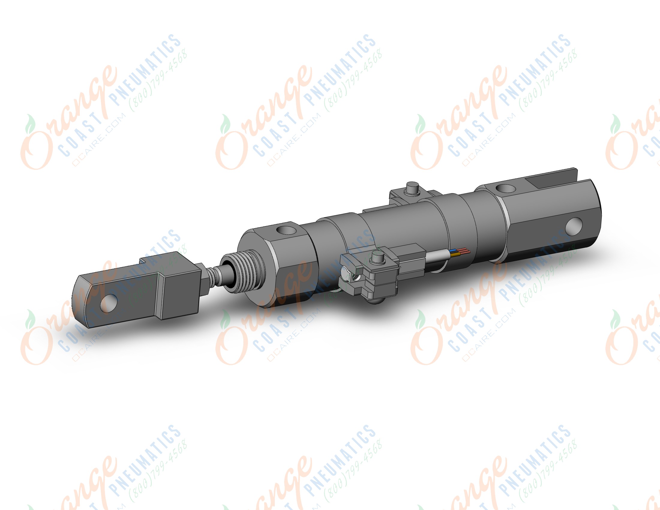 SMC CDJ2D16-30Z-V-M9PMDPC-B cylinder, air, ROUND BODY CYLINDER