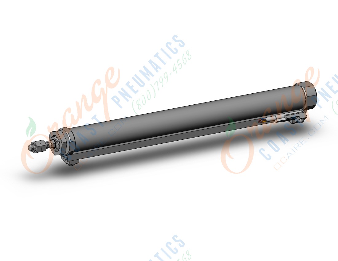 SMC CDJ2KB16-100SRZ-A96L-A cylinder, air, ROUND BODY CYLINDER