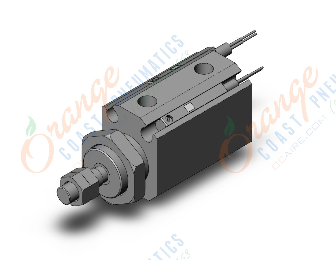 SMC CDJP2B16-10D-M9BZ pin cylinder, double acting, sgl rod, ROUND BODY CYLINDER