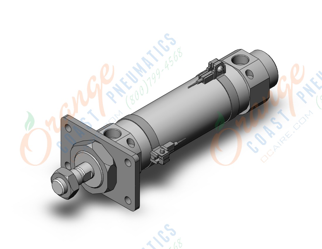 SMC CDM2F40-75AZ-M9BWL cylinder, air, ROUND BODY CYLINDER