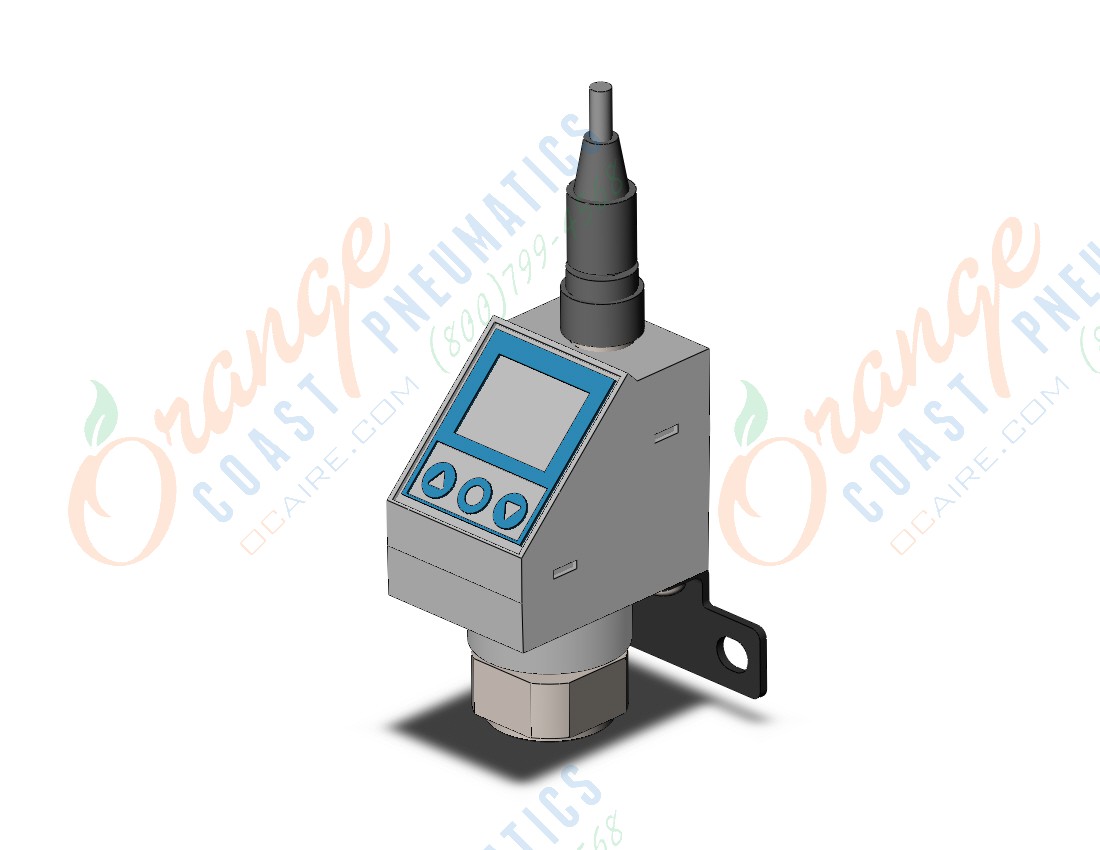 SMC ISE70-F02-AB-SA 3 screen digital pressure switch for air, PRESSURE SWITCH, ISE50-80