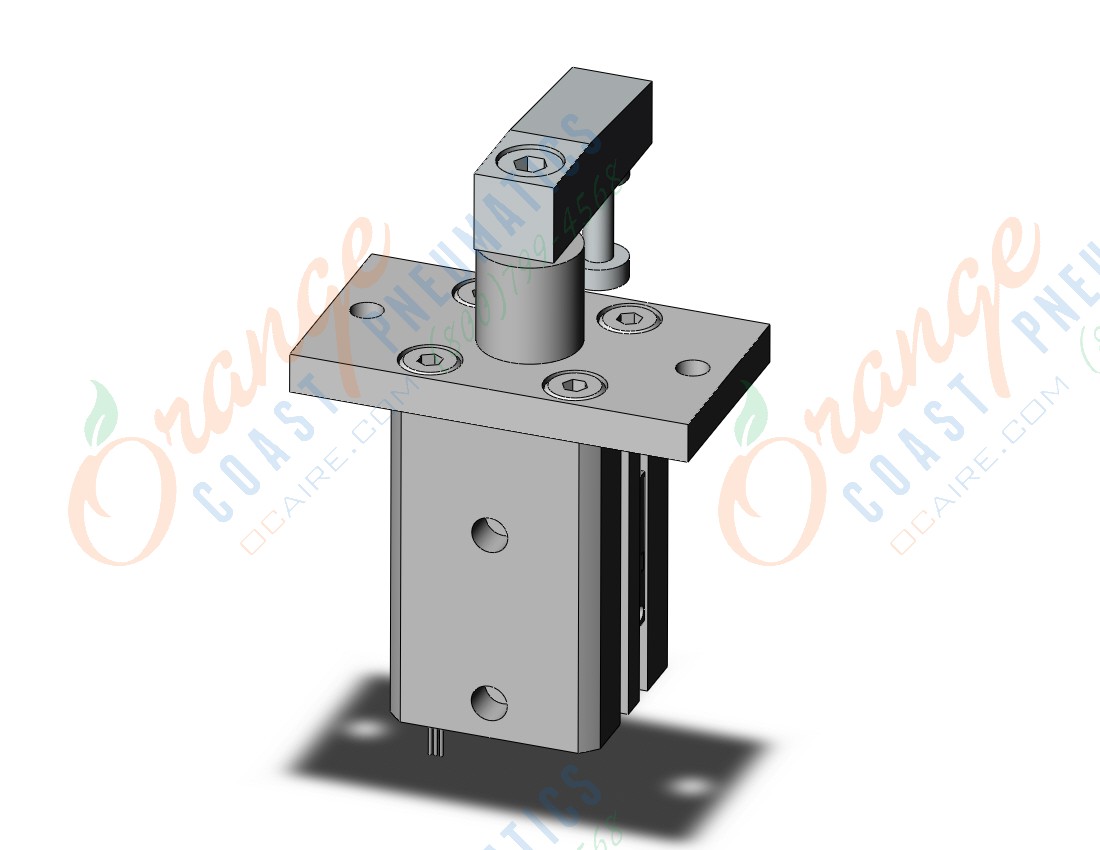 SMC MKF16-10LNZ-M9P cylinder, rotary clamp, CLAMP CYLINDER