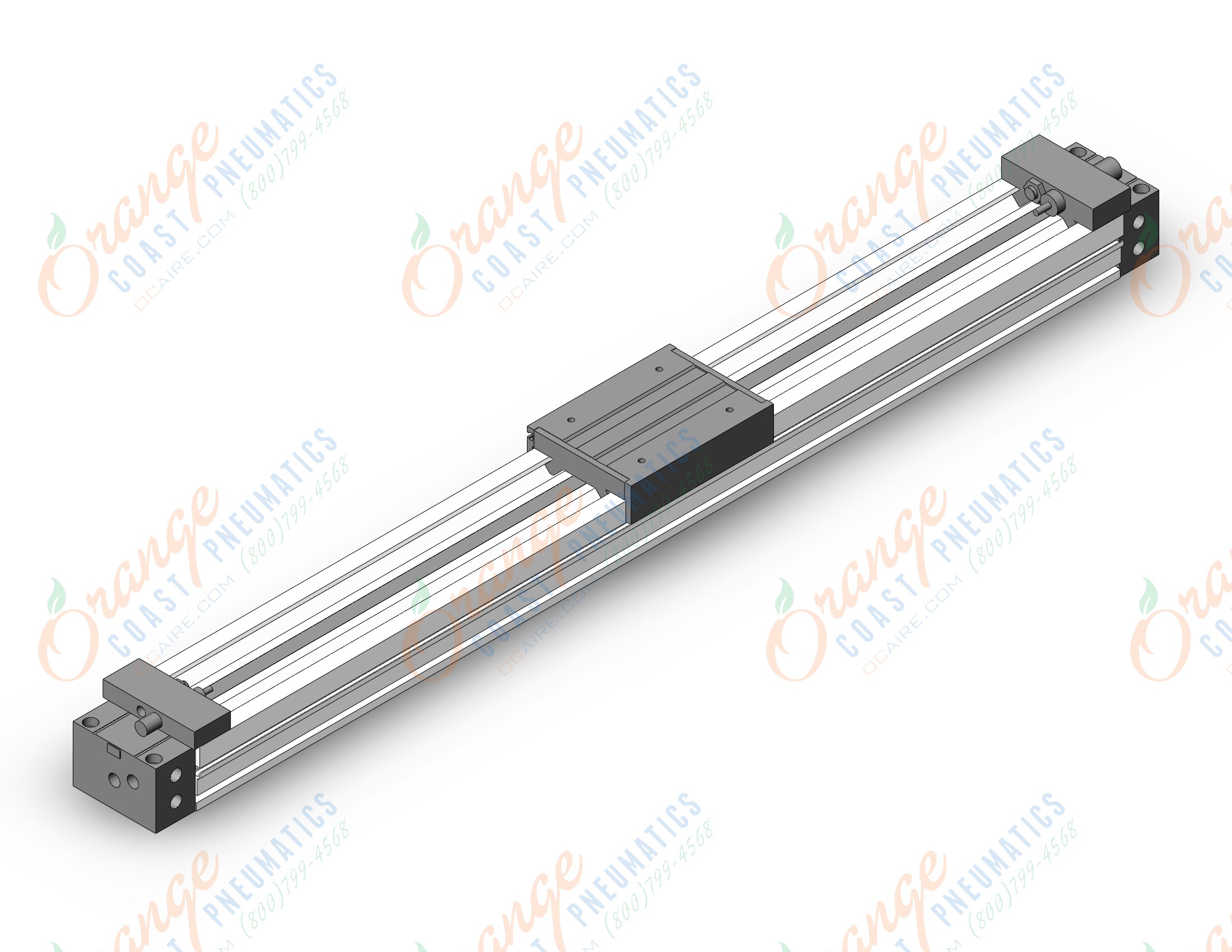 SMC MY1M40TNG-800LH slide bearing guide type, RODLESS CYLINDER