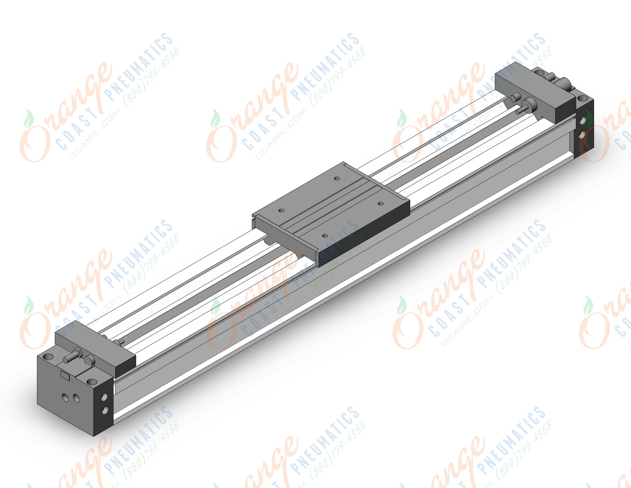 SMC MY1M63TNG-800LH slide bearing guide type, RODLESS CYLINDER