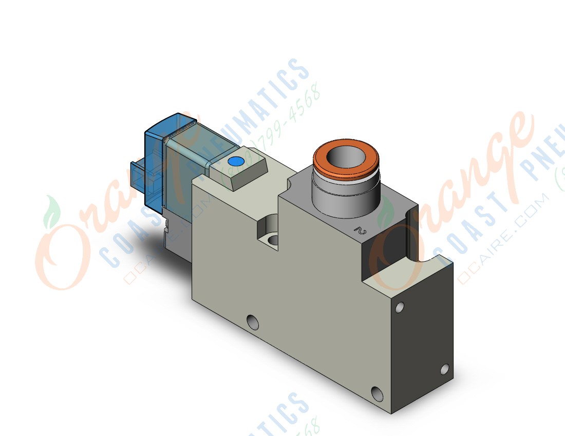 SMC VQZ332-5LO1-C8-Q 3 port body ported solenoid valve, 3 PORT SOLENOID VALVE