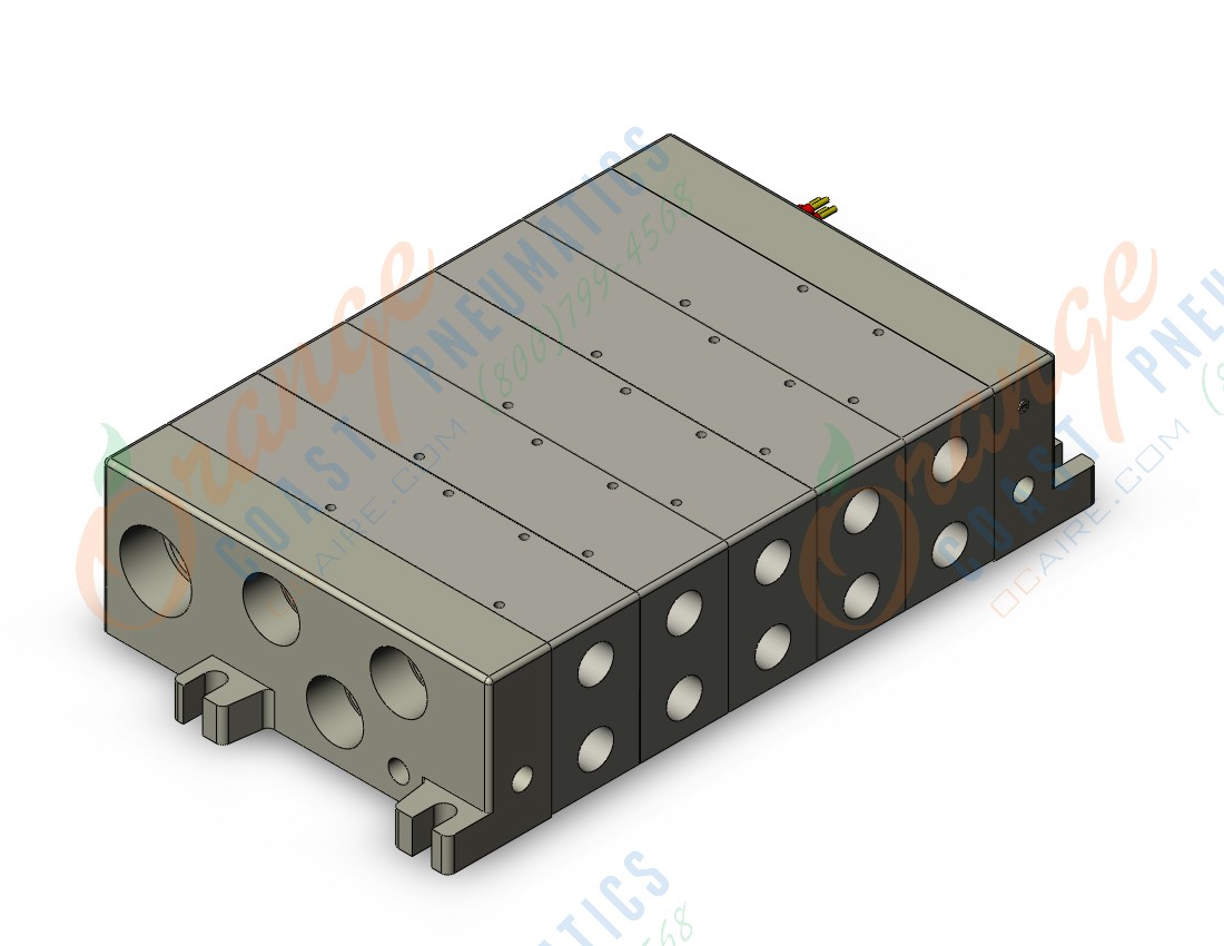 SMC VV5Q51-0503TLU0-W vv5q manifold, 4/5 PORT SOLENOID VALVE