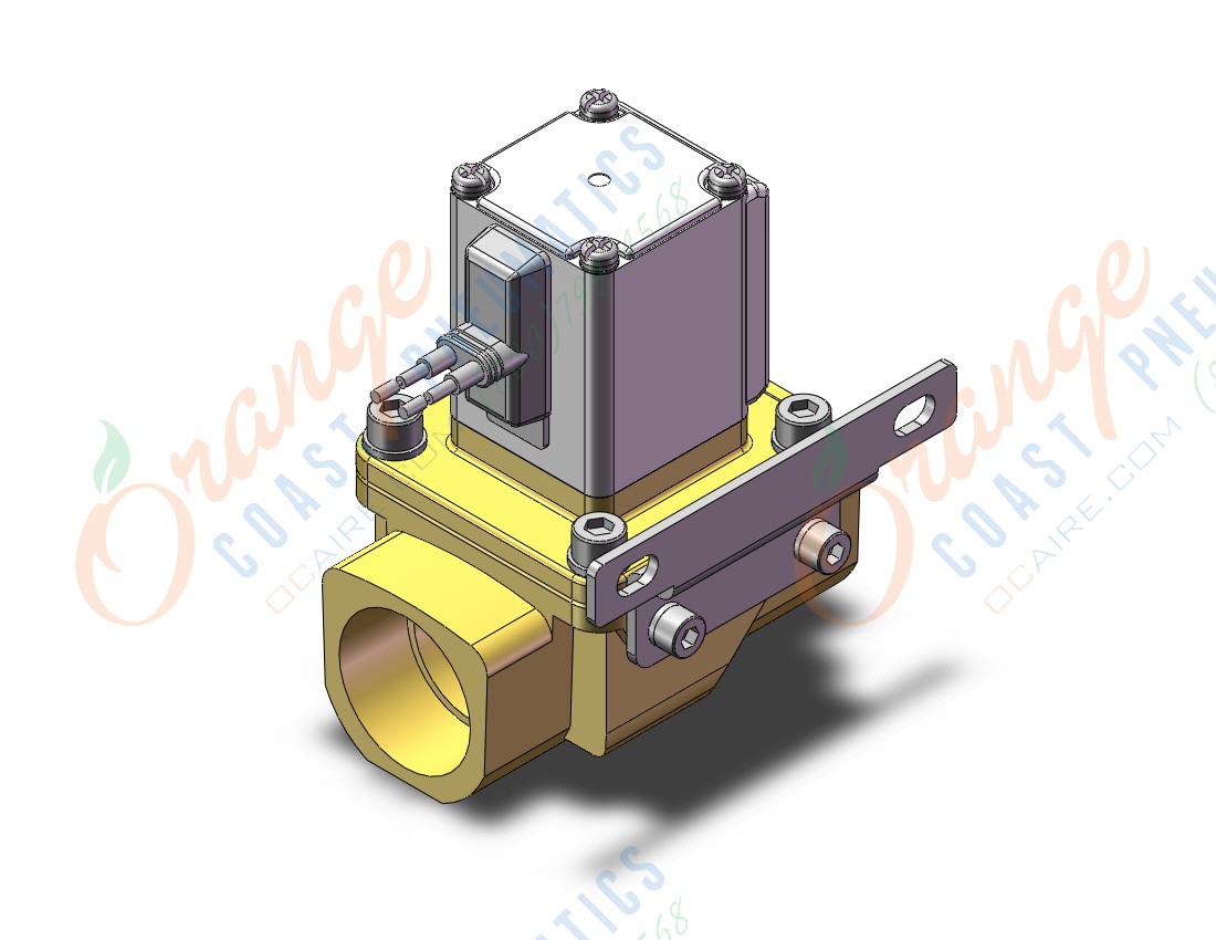 SMC VXZ262KFBXB pilot op 2 port solenoid valve, (n.c.), 2 PORT VALVE