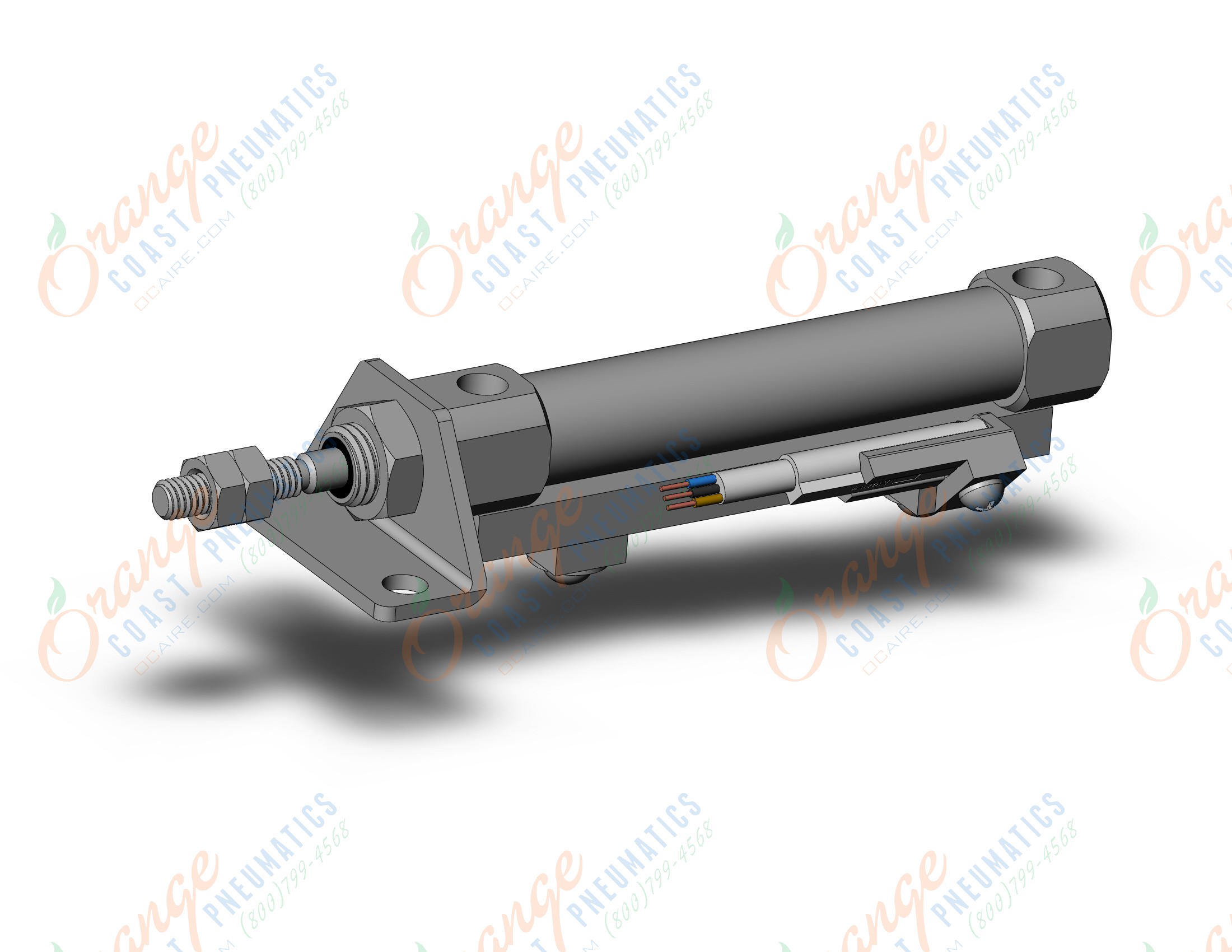 SMC CDJ2L10-30Z-M9PW-A cylinder, air, ROUND BODY CYLINDER