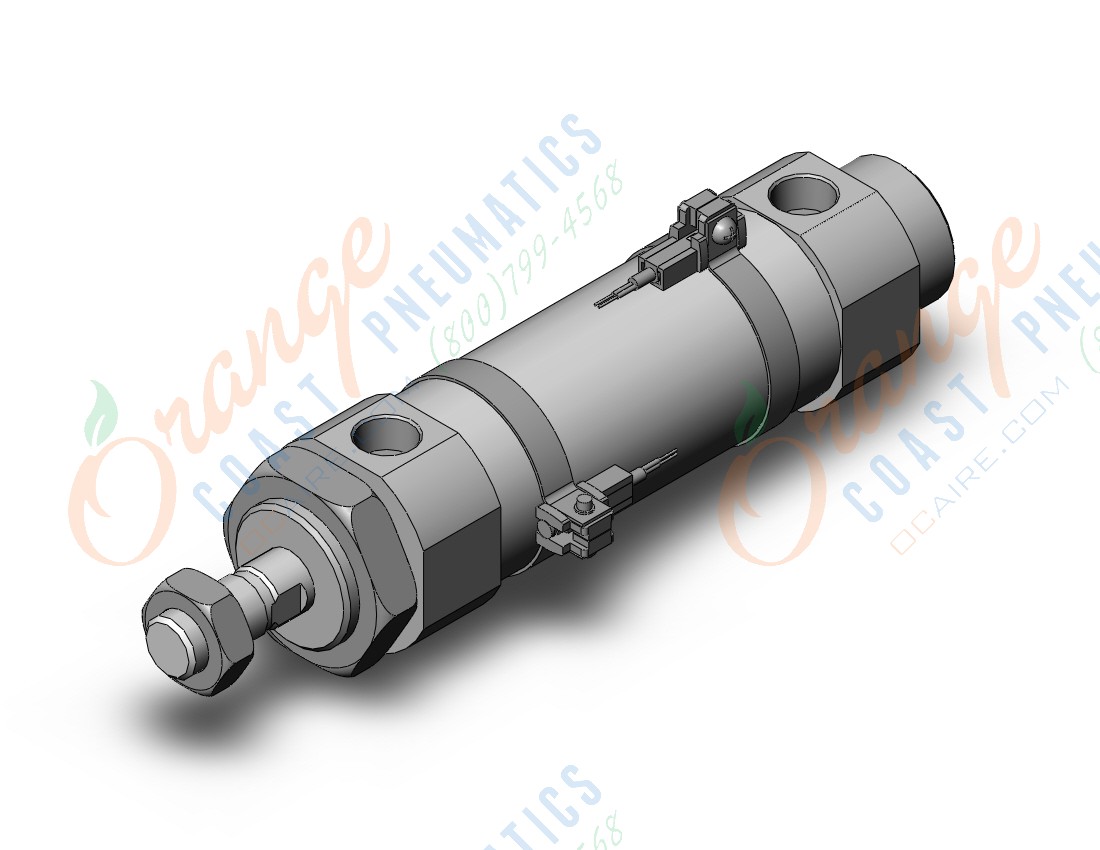 SMC CDM2B40-50Z-A93L cylinder, air, ROUND BODY CYLINDER