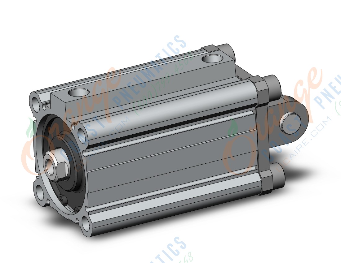 SMC CQ2D63TF-75DZ compact cylinder, cq2-z, COMPACT CYLINDER