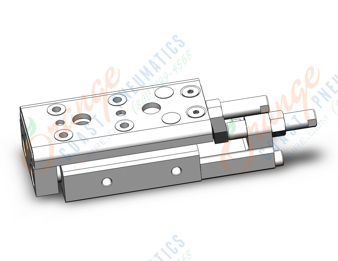 SMC MXQ12CL-10ZG7 cylinder, slide table, GUIDED CYLINDER