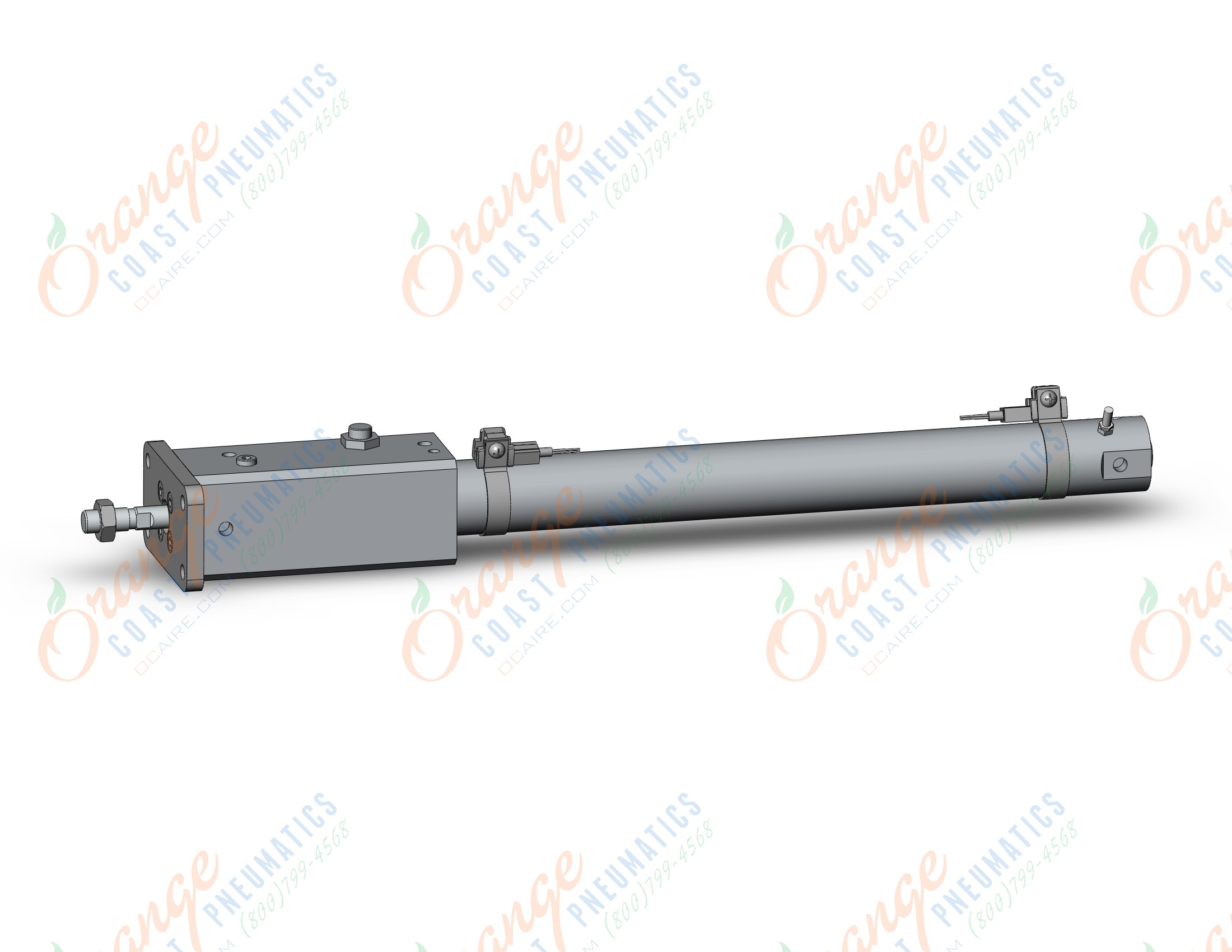SMC CDNGFA20-200-D-M9BL-C cng, cylinder with lock, ROUND BODY CYLINDER W/LOCK