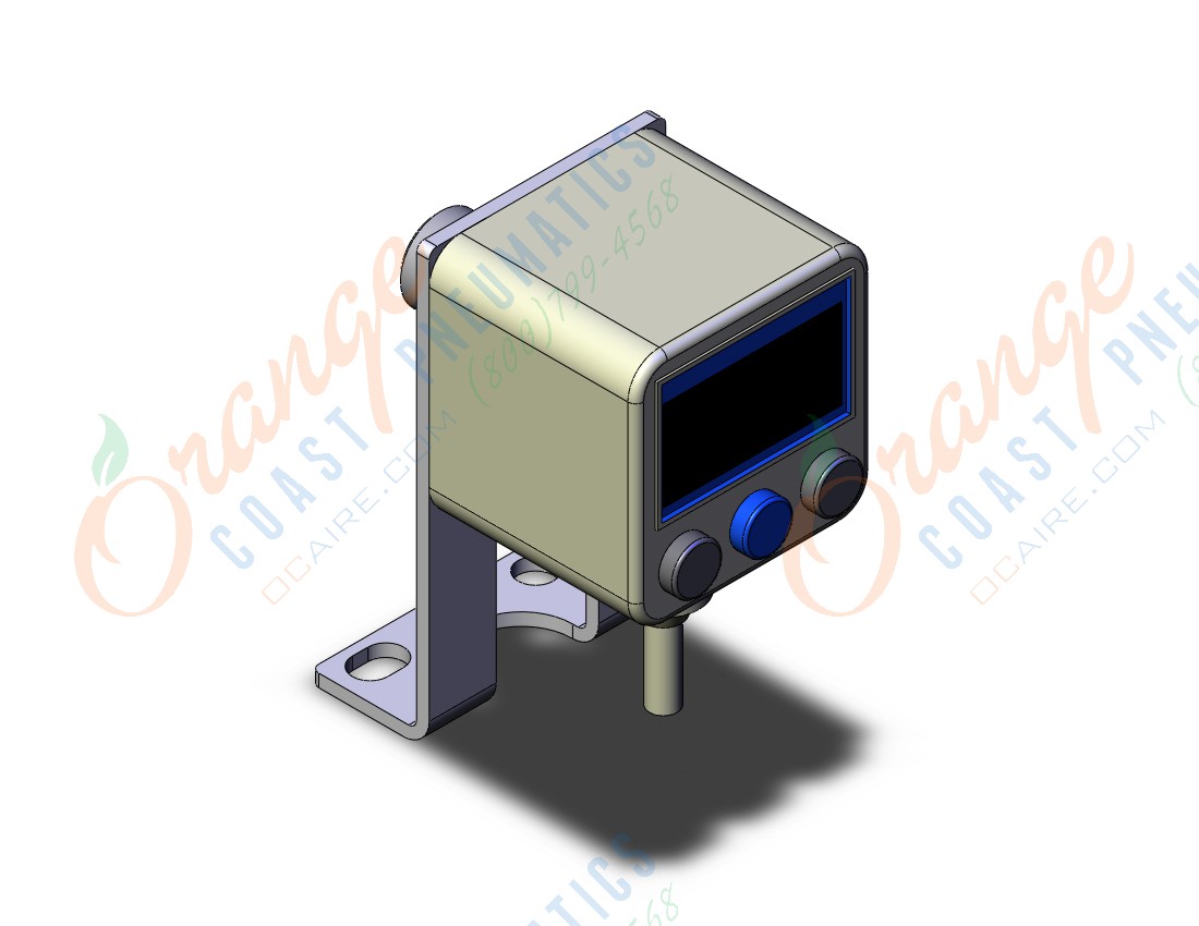 SMC ISE40A-01-X-AK 2-color hi precision dig pres switch, PRESSURE SWITCH, ISE40, ISE40A
