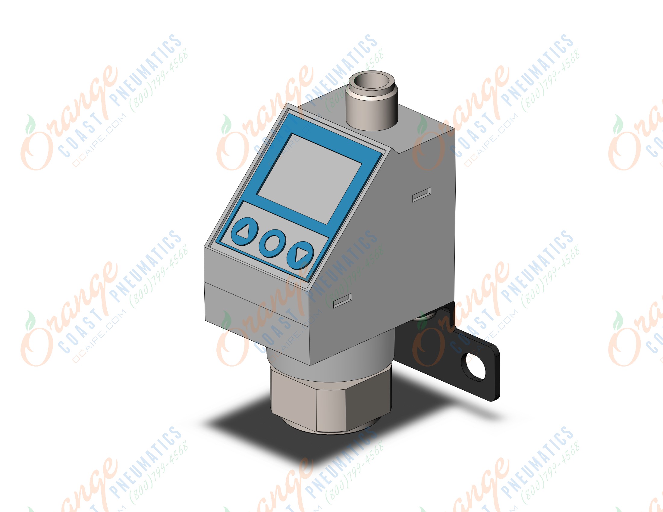 SMC ISE70-N02-AB-A 3 screen digital pressure switch for air, PRESSURE SWITCH, ISE50-80