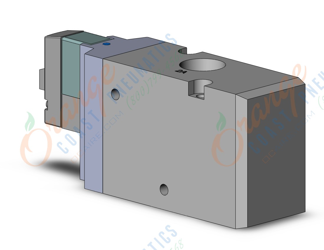 SMC VP742-5LOZ1-04NB 3 port poppet type valve, 3 PORT SOLENOID VALVE