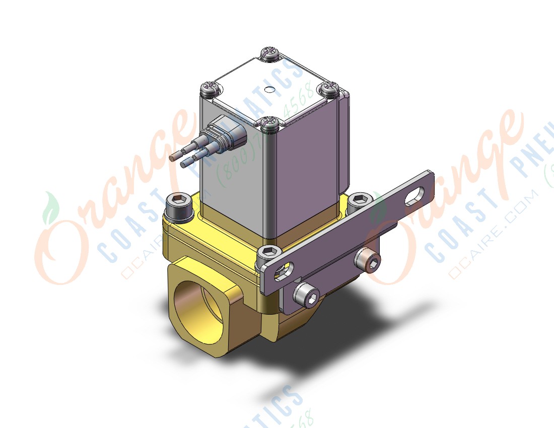 SMC VXZ252HABXB pilot op 2 port solenoid valve, (n.c.), 2 PORT VALVE