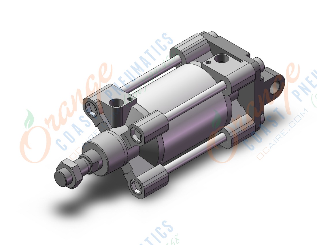 SMC C96SD80-50C cylinder, tie rod, ISO TIE ROD CYLINDER