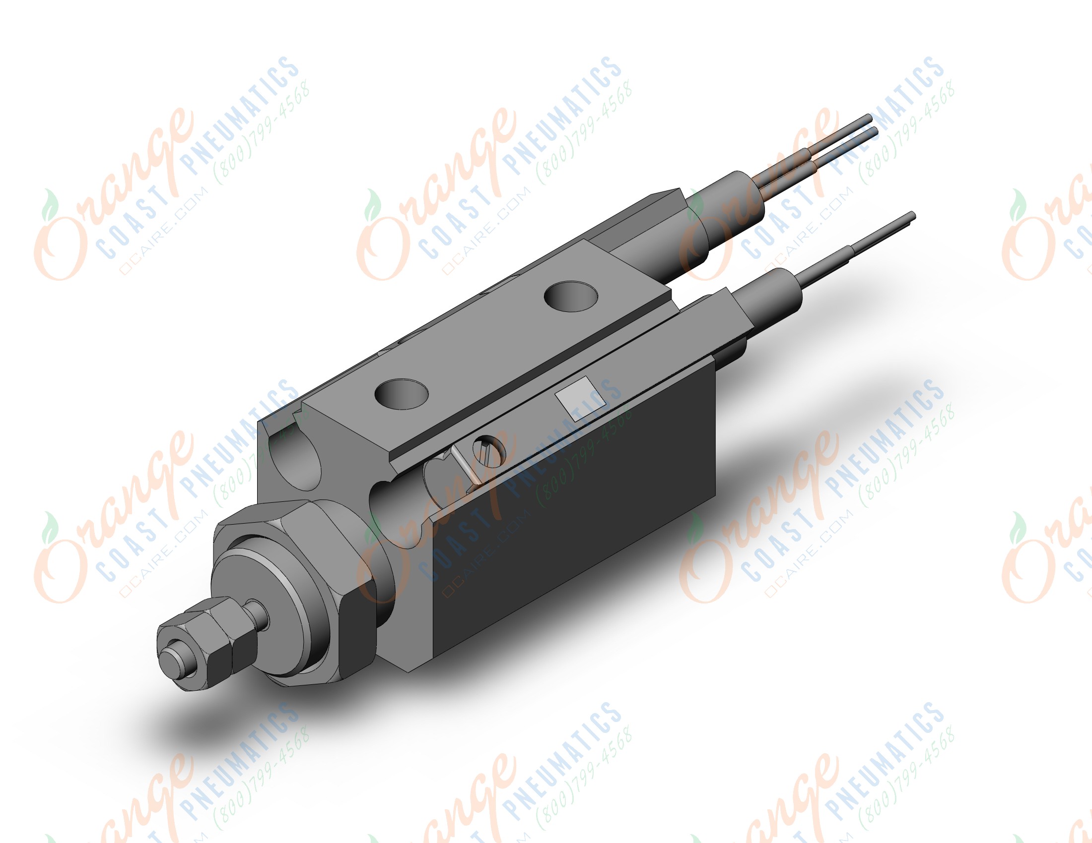 SMC CDJP2B4-5D-M9BM pin cylinder, double acting, sgl rod, ROUND BODY CYLINDER