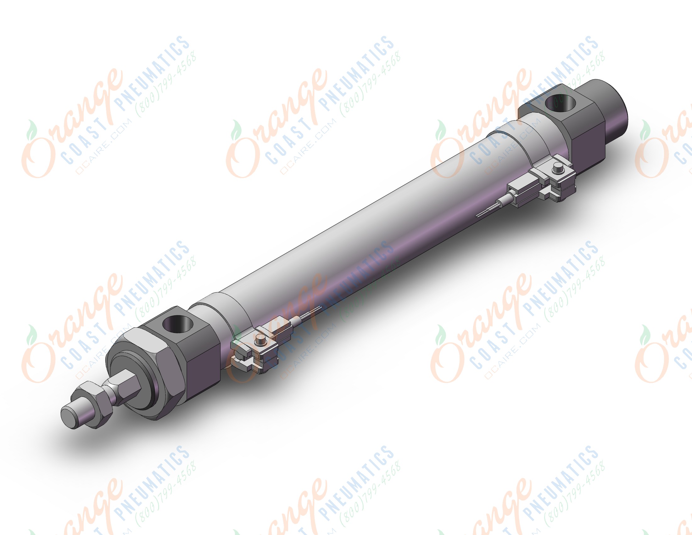 SMC CDM2KB20-125Z-M9BL cylinder, air, ROUND BODY CYLINDER