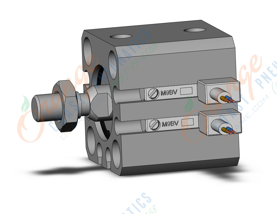 SMC CDQSB16-5DCM-M9BVM cylinder, compact, COMPACT CYLINDER