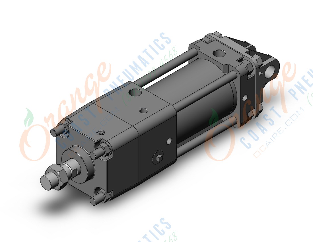 SMC CNA2D80TF-75-D power lock cylinder, TIE ROD CYLINDER W/LOCK