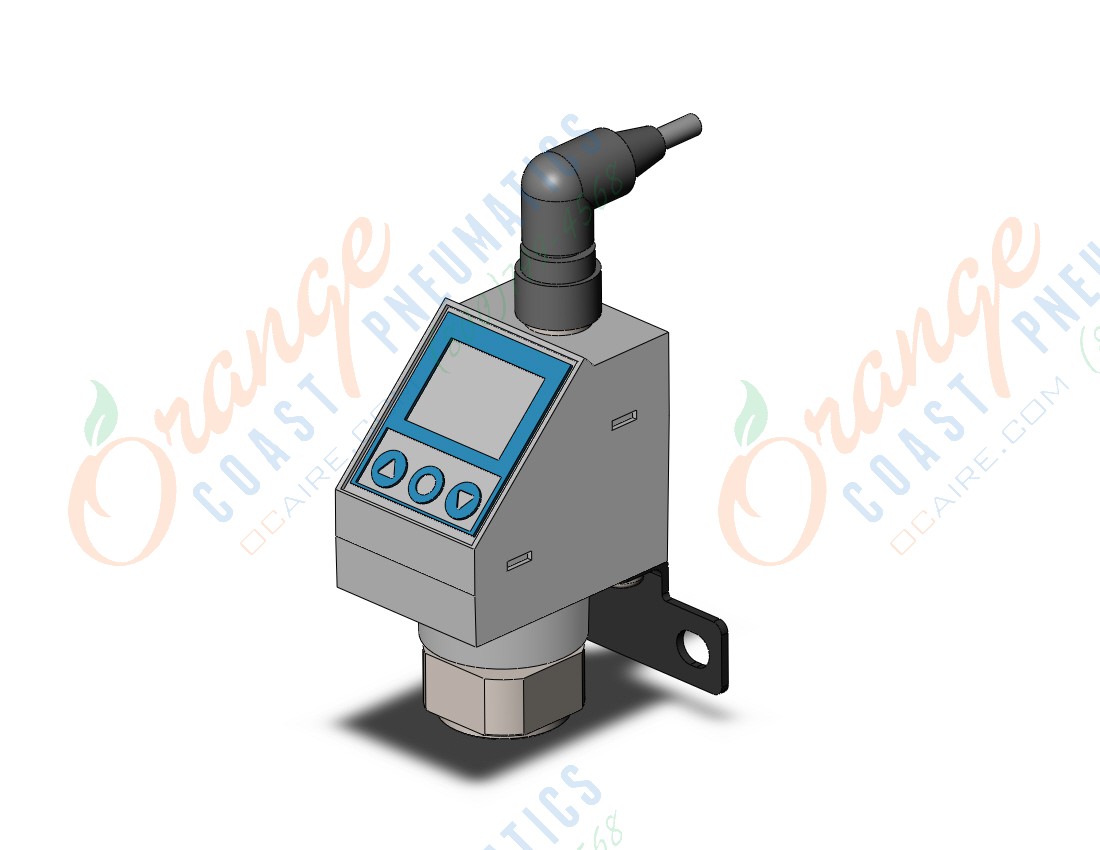 SMC ISE70-02-AB-LA 3 screen digital pressure switch for air, PRESSURE SWITCH, ISE50-80