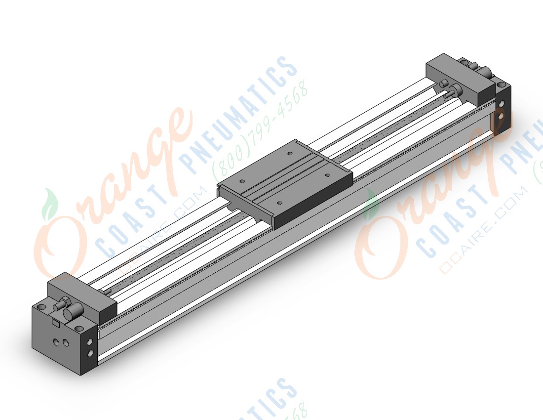 SMC MY1M63TF-800H slide bearing guide type, RODLESS CYLINDER