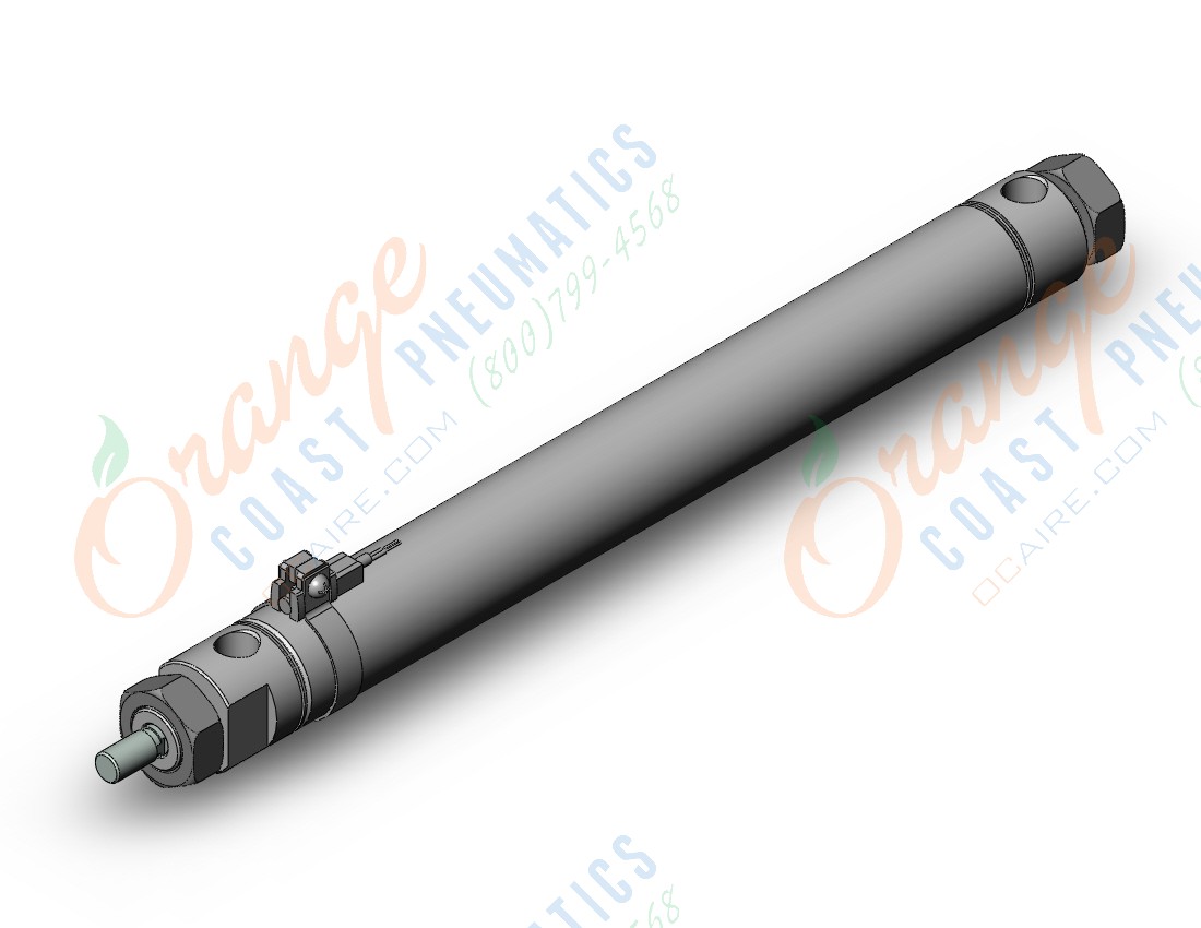 SMC NCDME106-0800-A93LS ncm, air cylinder, ROUND BODY CYLINDER