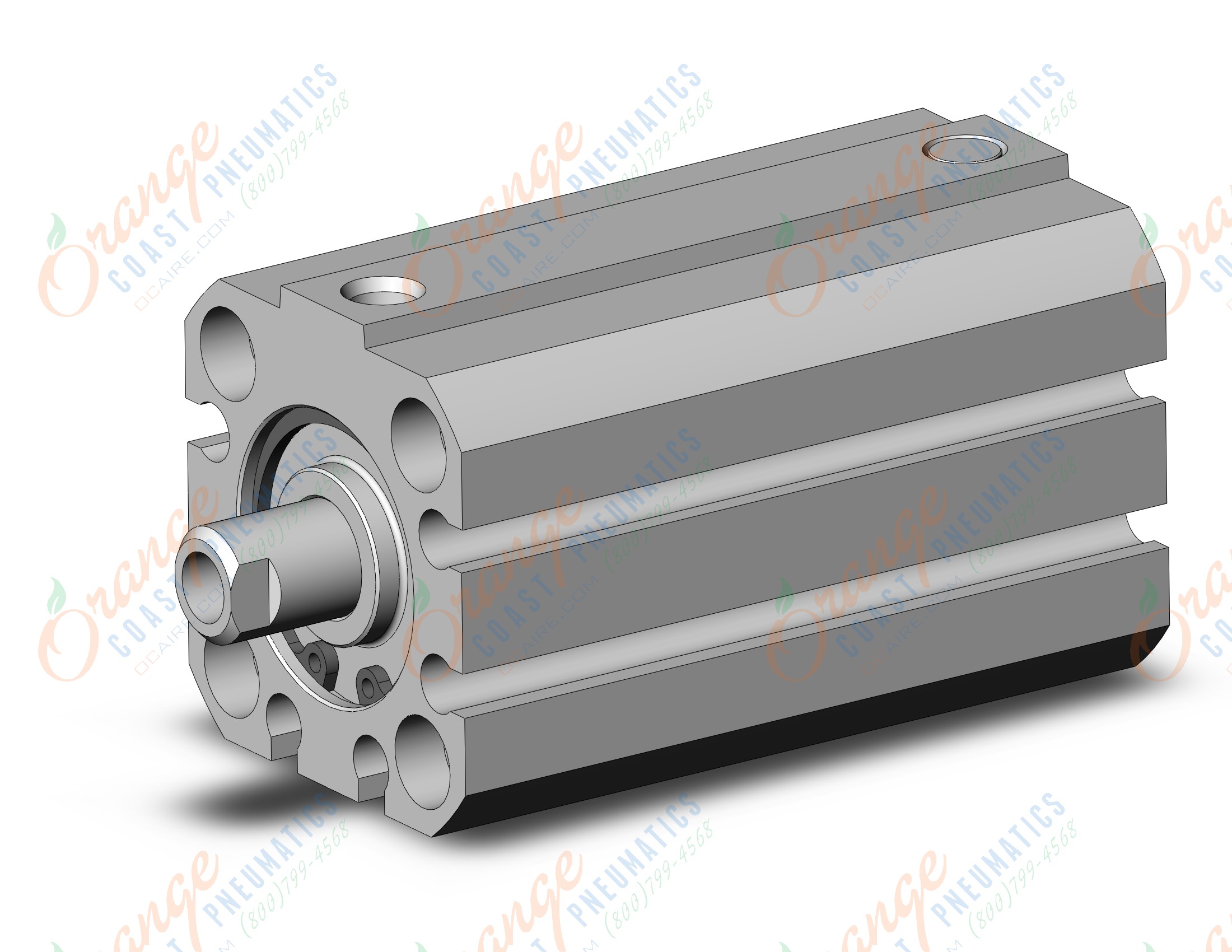 SMC NCDQ8E075-025T compact cylinder, ncq8, COMPACT CYLINDER