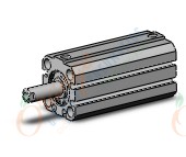 SMC NCDQ8E075-075T compact cylinder, ncq8, COMPACT CYLINDER