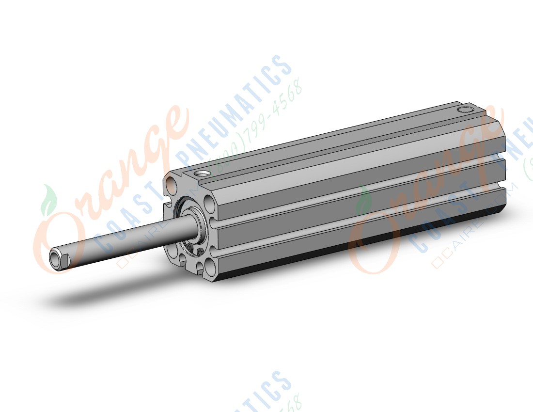 SMC NCDQ8E075-200T compact cylinder, ncq8, COMPACT CYLINDER