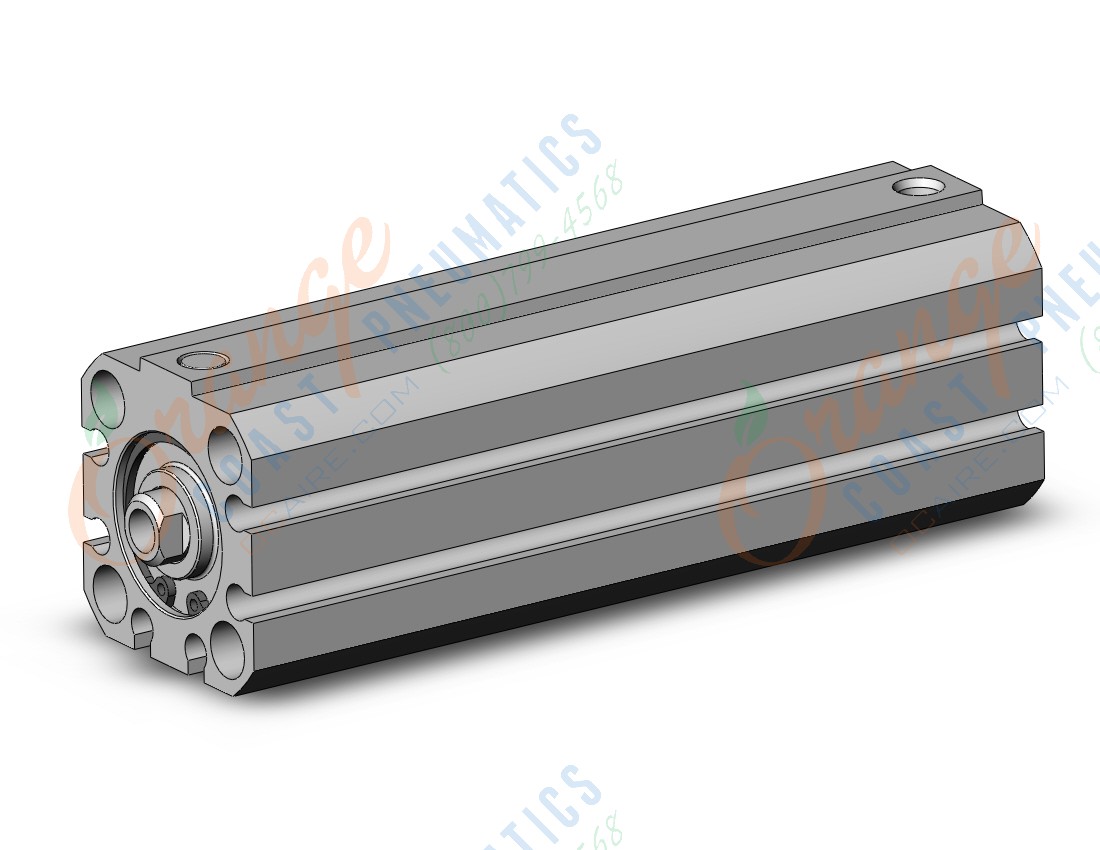 SMC NCDQ8N075-175S compact cylinder, ncq8, COMPACT CYLINDER