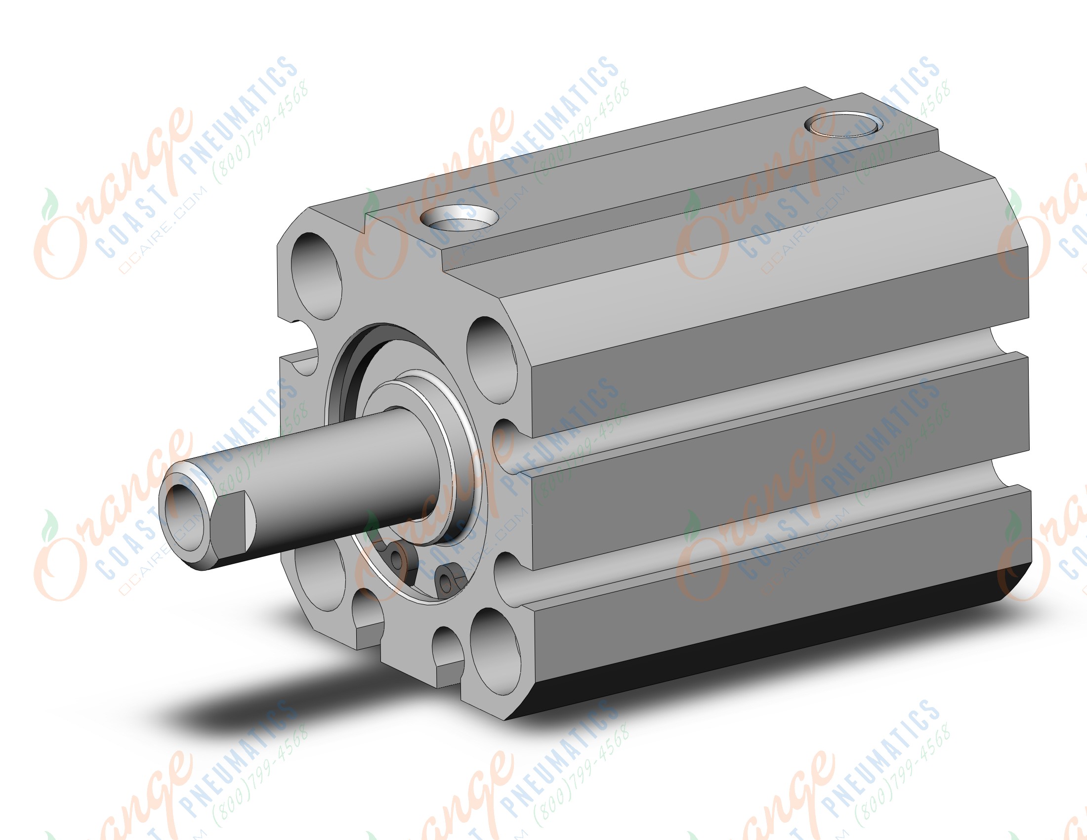 SMC NCQ8E075-062T compact cylinder, ncq8, COMPACT CYLINDER