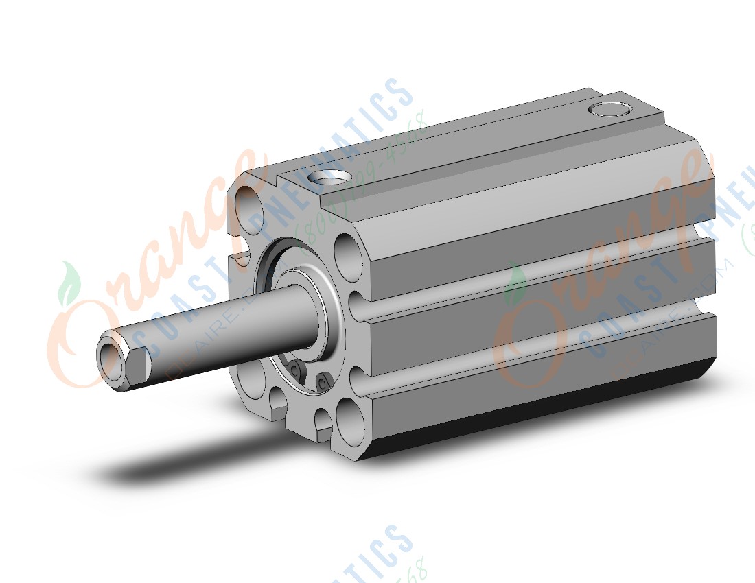 SMC NCQ8E075-100T compact cylinder, ncq8, COMPACT CYLINDER