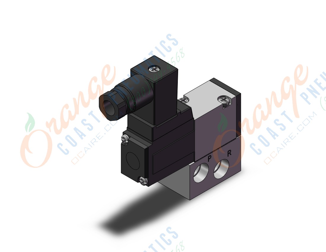 SMC VK334V-5DZ-01N valve, solenoid, 3 PORT SOLENOID VALVE