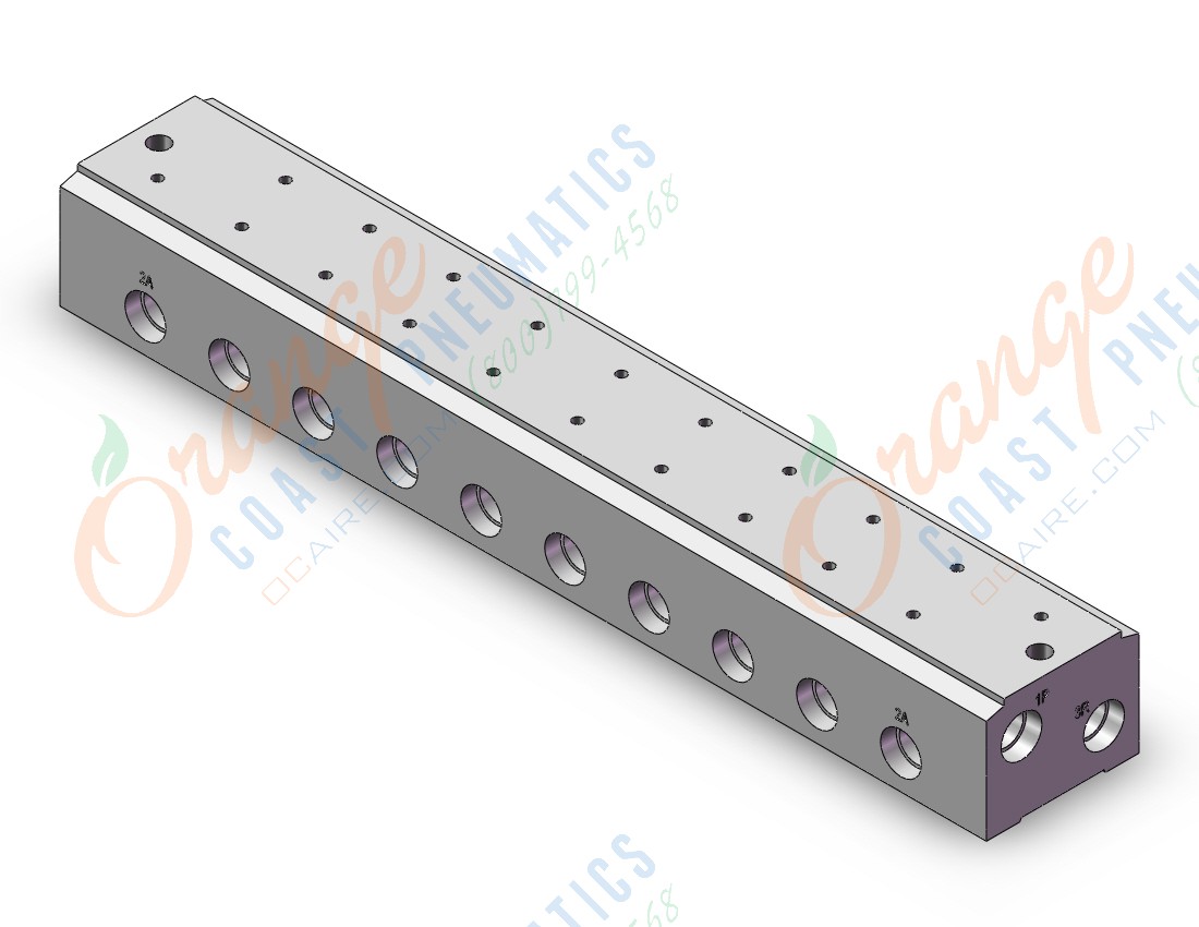 SMC VV3PA3-41-101-02N vpa valve manifold, 3 PORT AIR-PILOTED VALVE