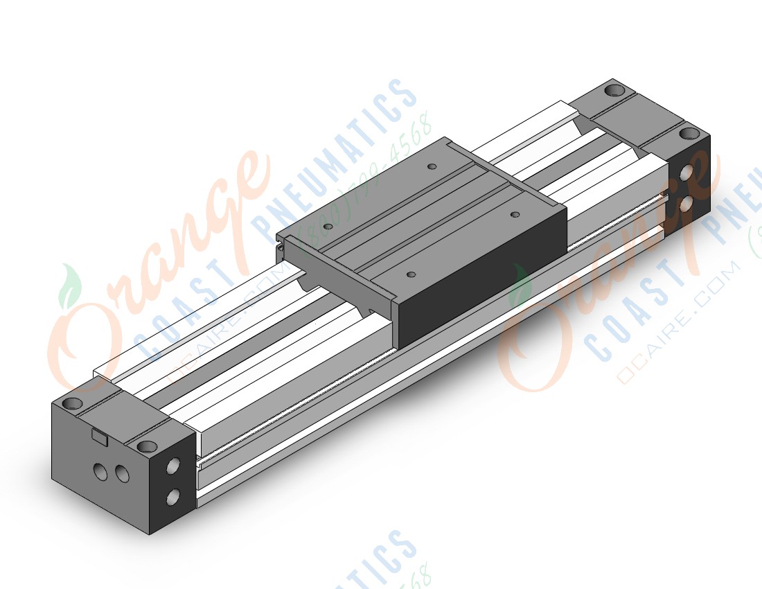 SMC MY1M40TNG-200 slide bearing guide type, RODLESS CYLINDER