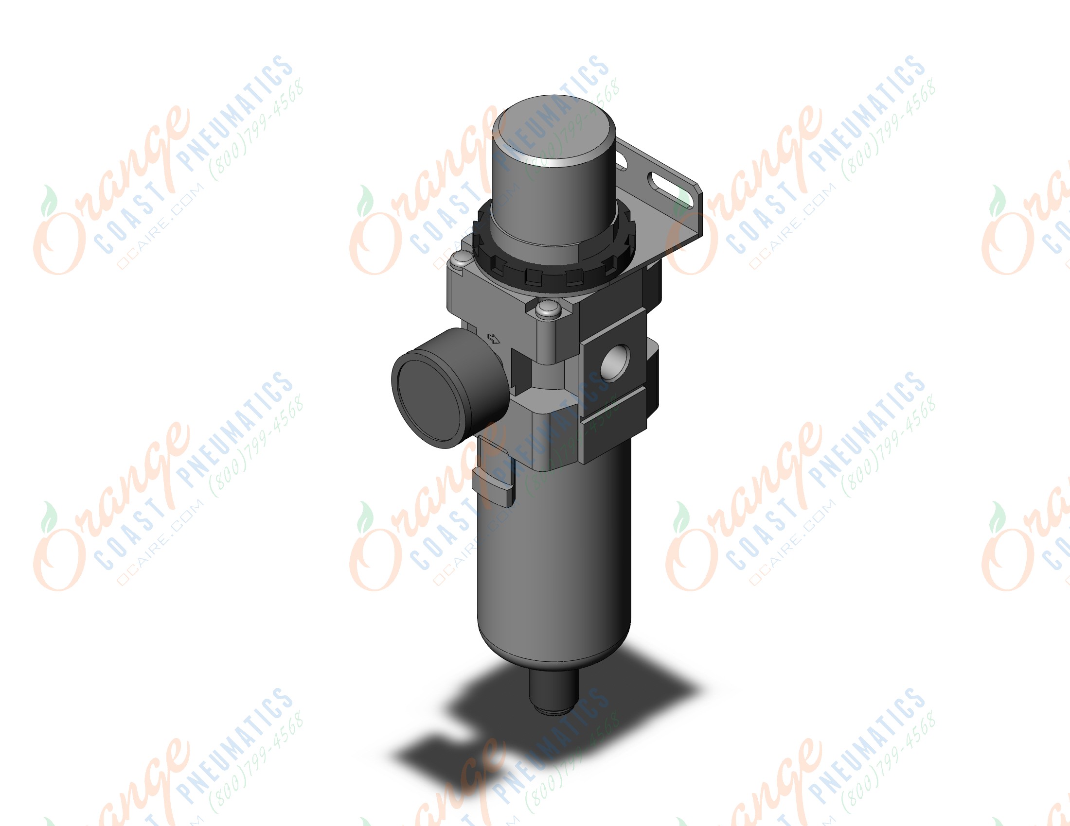SMC AW40-F03BDG-6-A filter/regulator, FILTER/REGULATOR, MODULAR F.R.L.