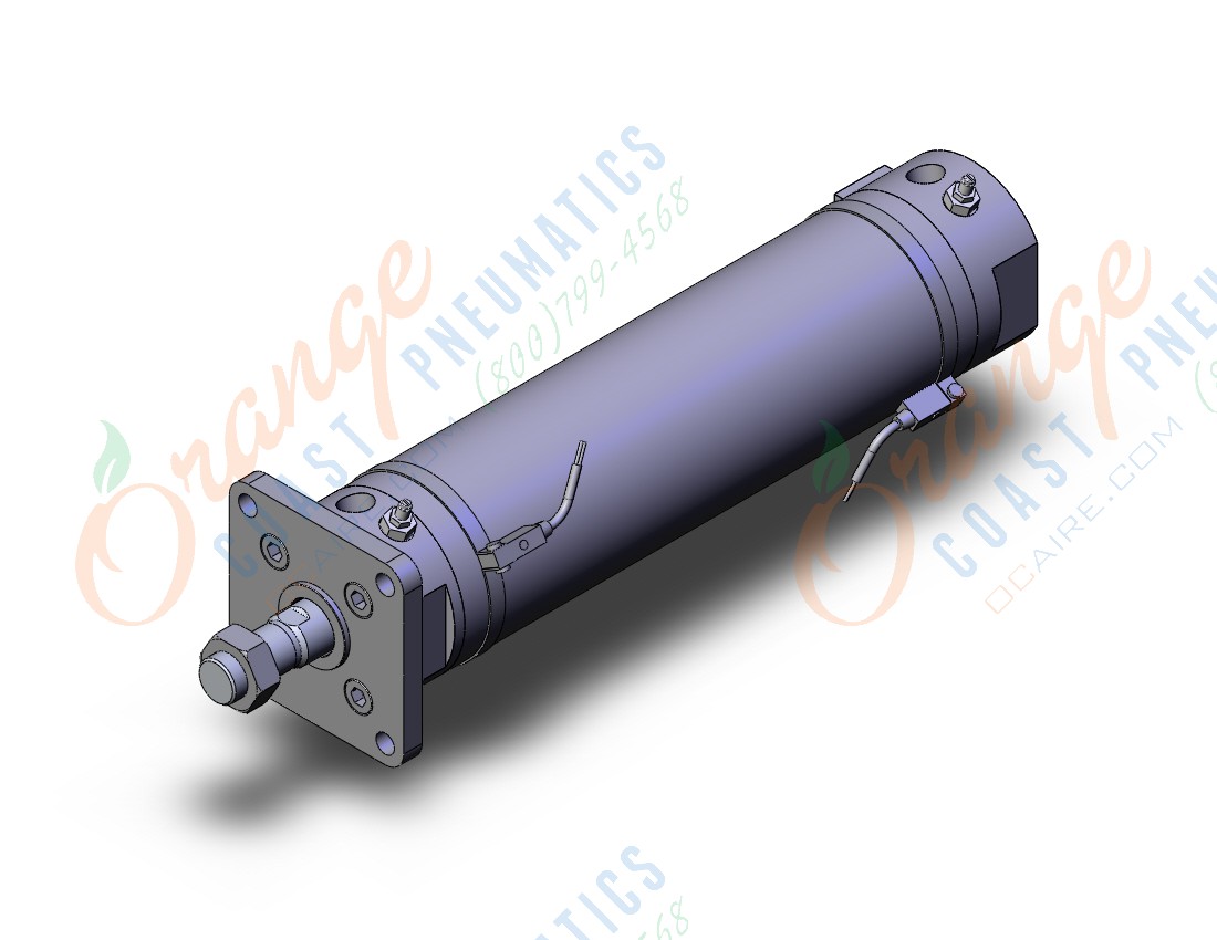 SMC CDBG1FA80-250-HN-K59 cbg1, end lock cylinder, ROUND BODY CYLINDER