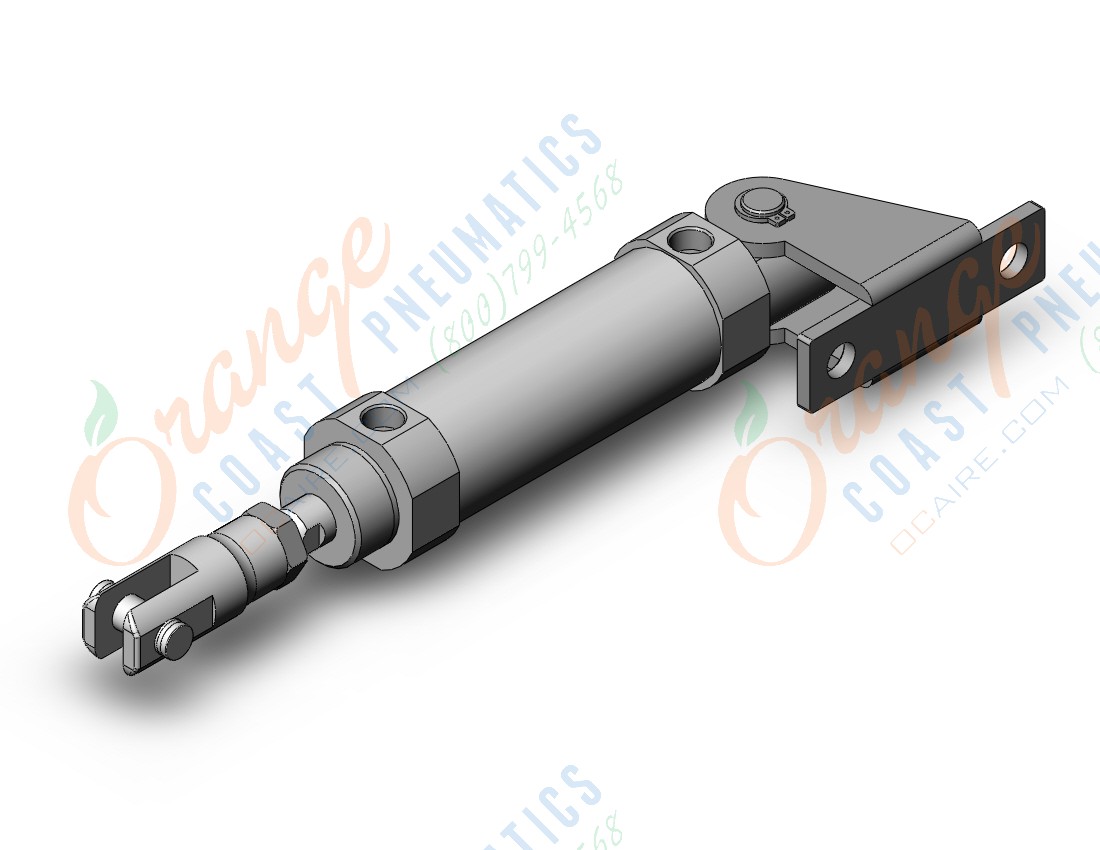 SMC CDM2V32TN-50Z-NW cylinder, air, ROUND BODY CYLINDER