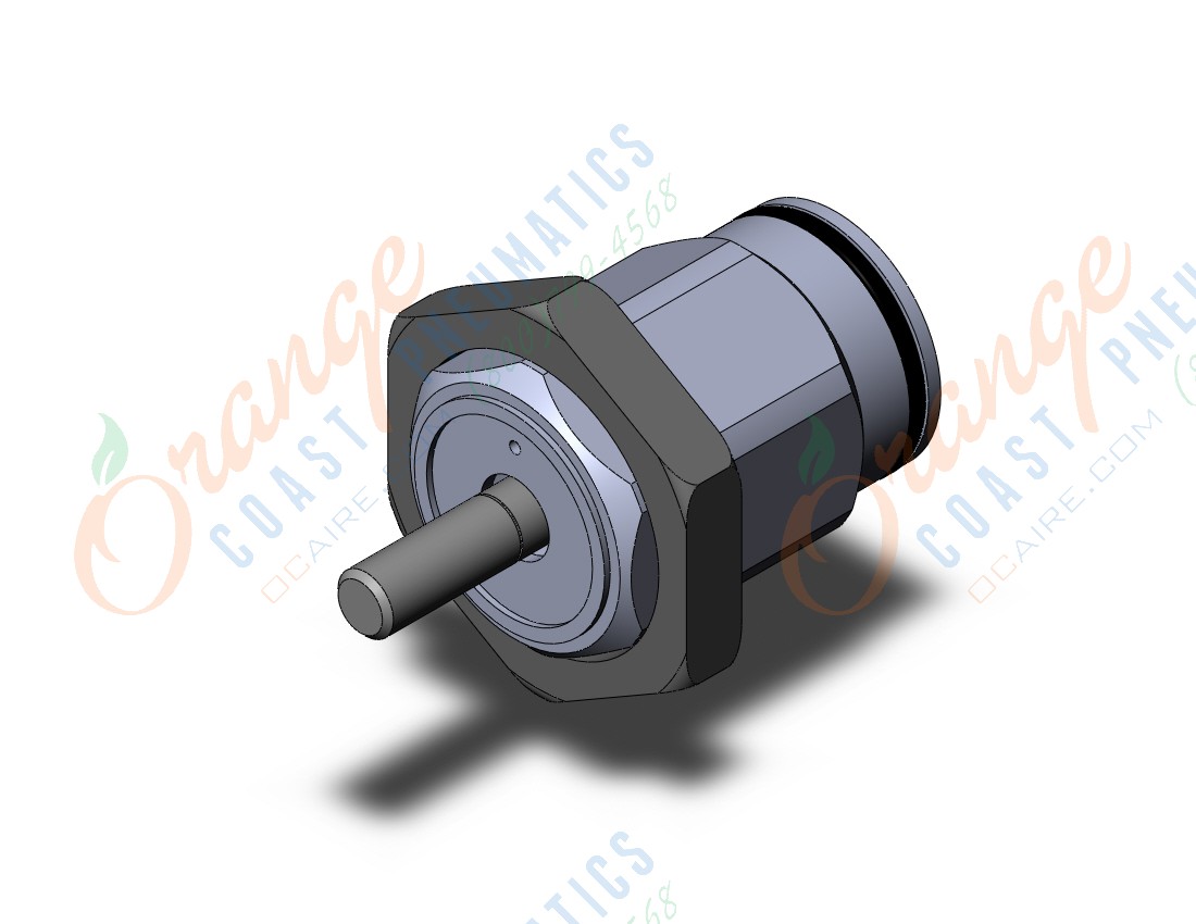 SMC CJPS15-10-XC17 pin cylinder, sgl acting, rod quenched, ROUND BODY CYLINDER