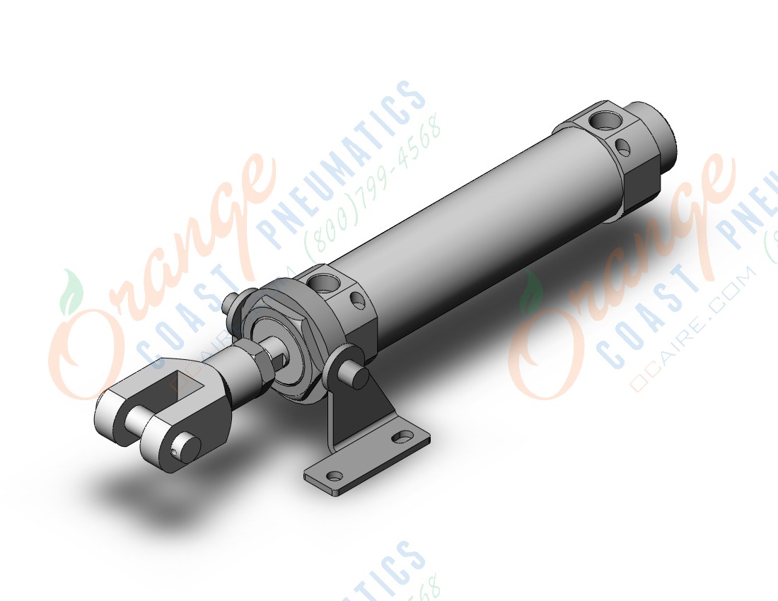 SMC CM2U40TF-100AZ-NW cylinder, air, ROUND BODY CYLINDER