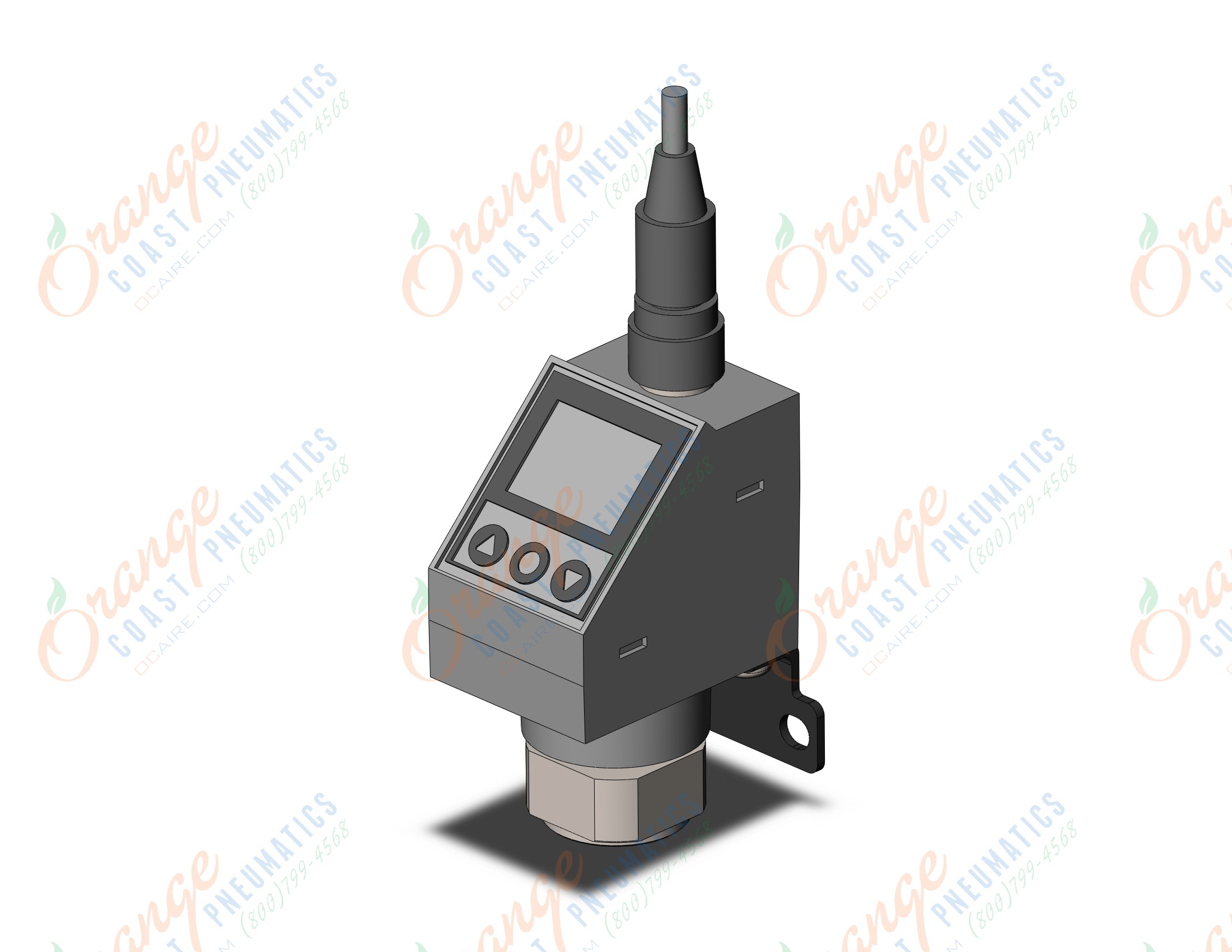 SMC ISE76G-02T-L2-SB 3 screen digital press switch for fluids, PRESSURE SWITCH, ISE50-80