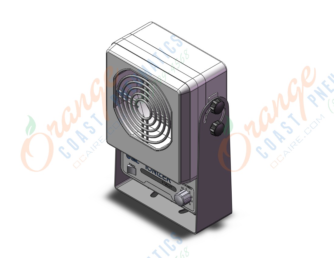 SMC IZF21-P-ZBS fan type ionizer (1.8 cubic meters/min), IONIZER, FAN TYPE