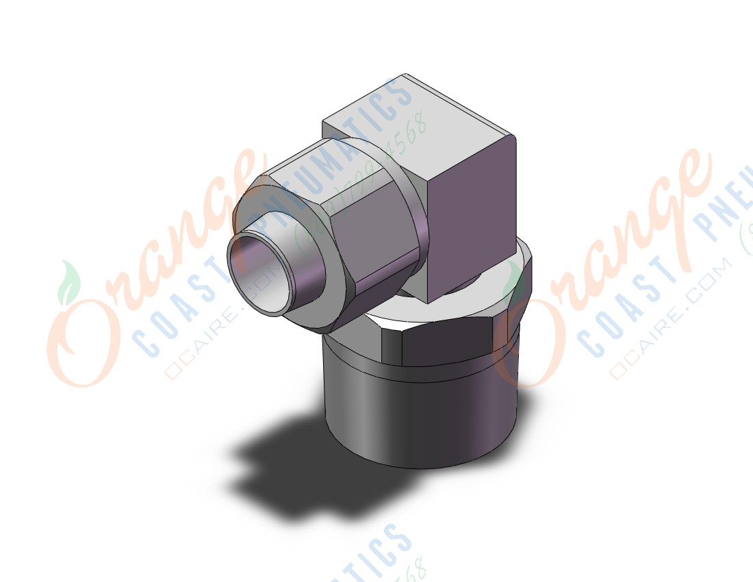 SMC KFG2V1210-04 fitting, swivel elbow, INSERT FITTING, STAINLESS STEEL