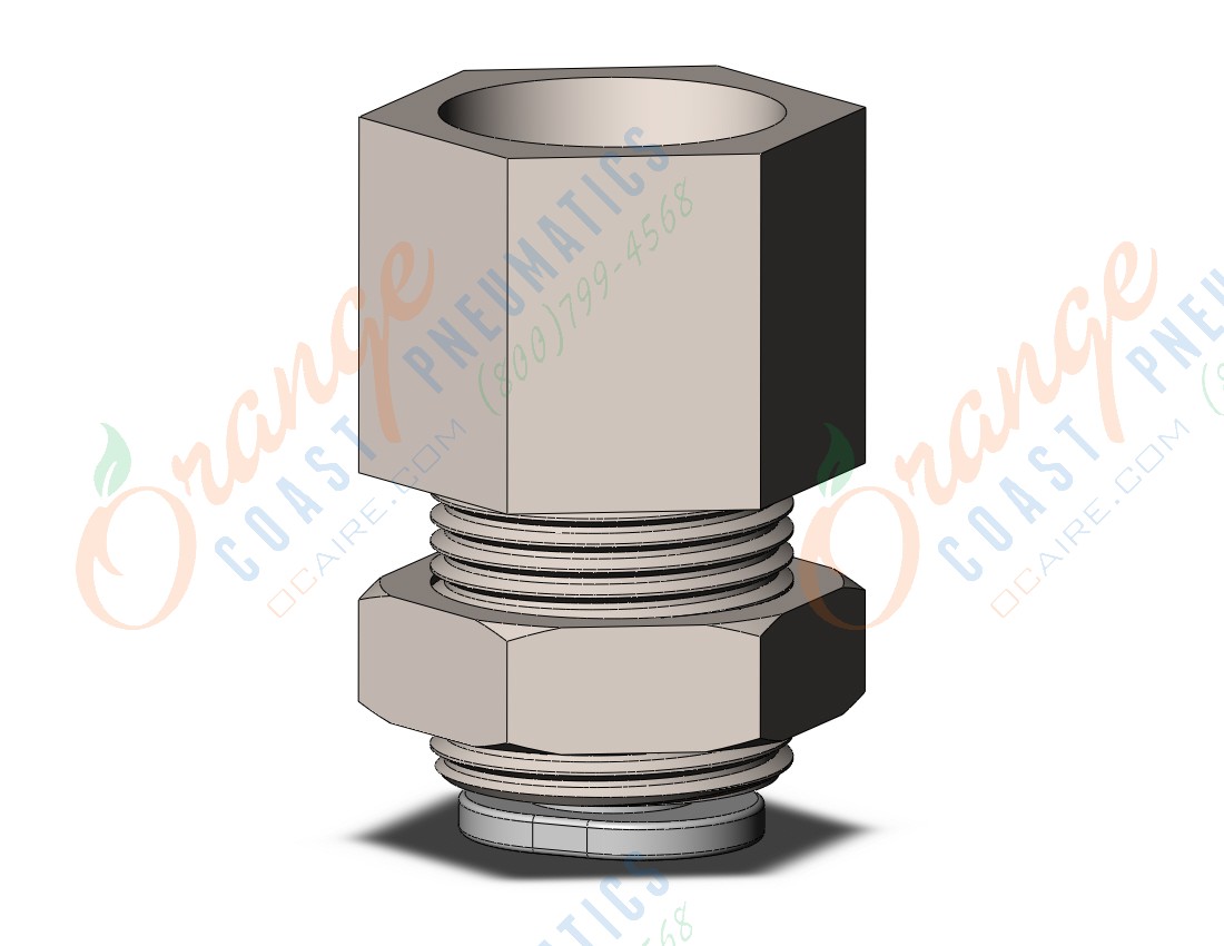 SMC KQ2E06-02N1 fitting ,bulkhead connector, ONE-TOUCH FITTING