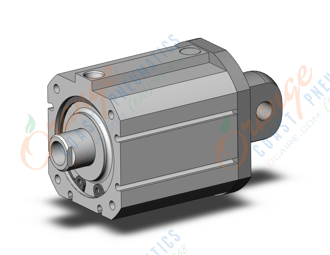 SMC NCDQ8C200-050T compact cylinder, ncq8, COMPACT CYLINDER