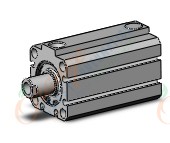 SMC NCDQ8E106-050T compact cylinder, ncq8, COMPACT CYLINDER