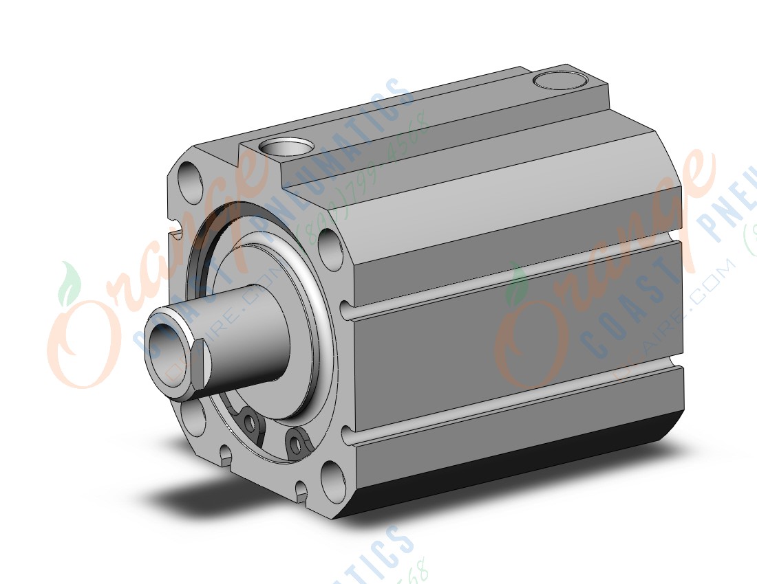 SMC NCDQ8E200-075T compact cylinder, ncq8, COMPACT CYLINDER