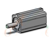 SMC NCDQ8E250-200T compact cylinder, ncq8, COMPACT CYLINDER